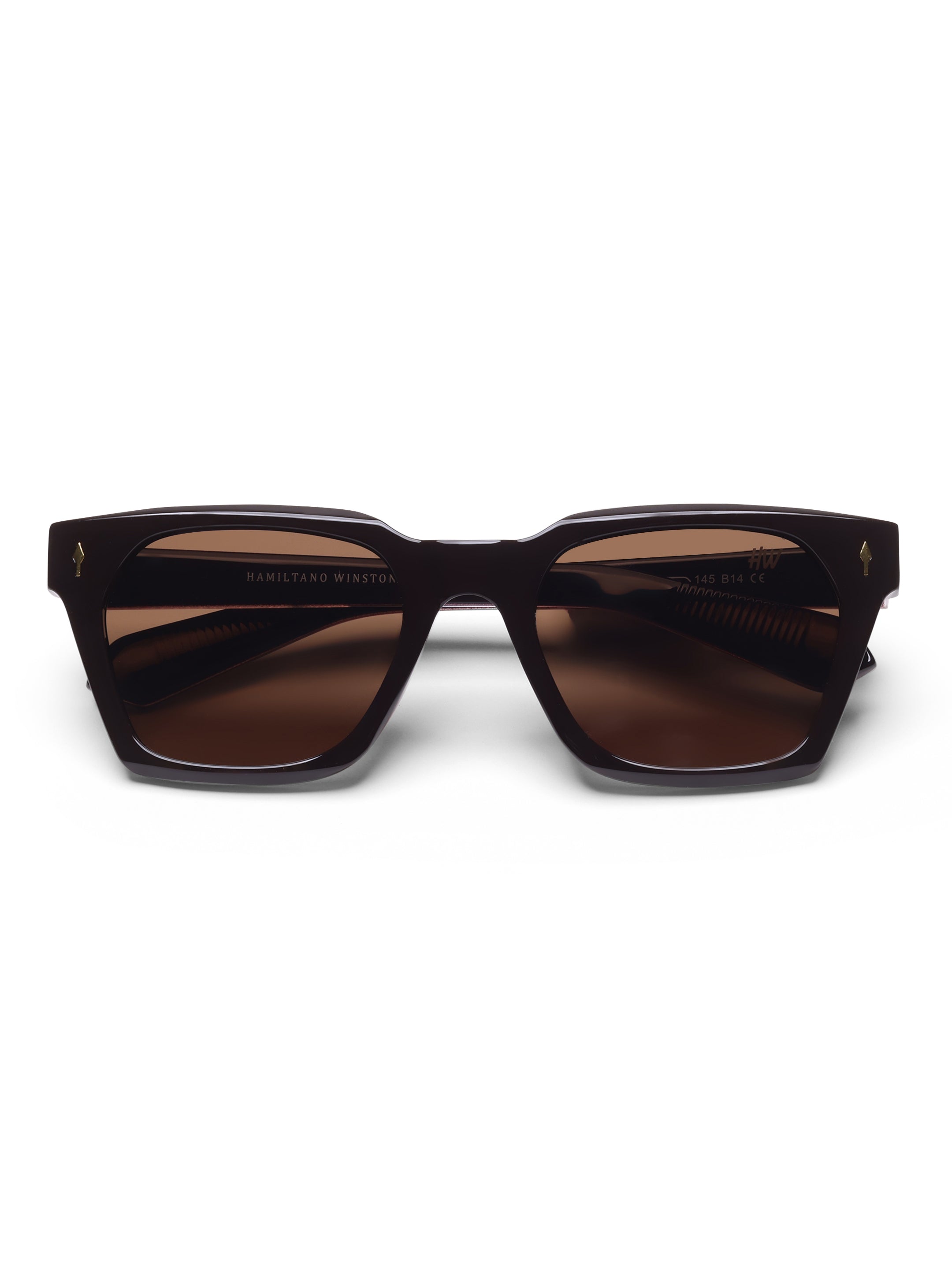Bellaro Brown Wayfarer Mens Sunglasses