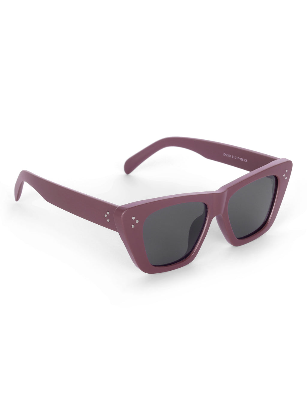 Women's UV Protected Polarized Cat Eye Red Sunglasses