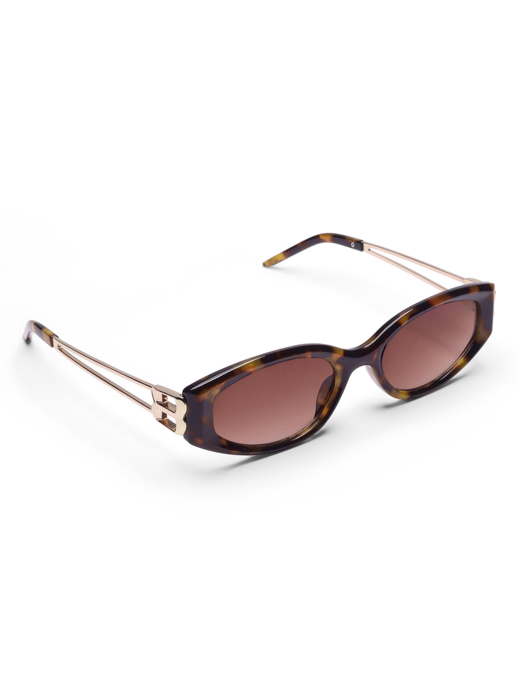 Women's Leopard Brown Cat Eye Sunglasses