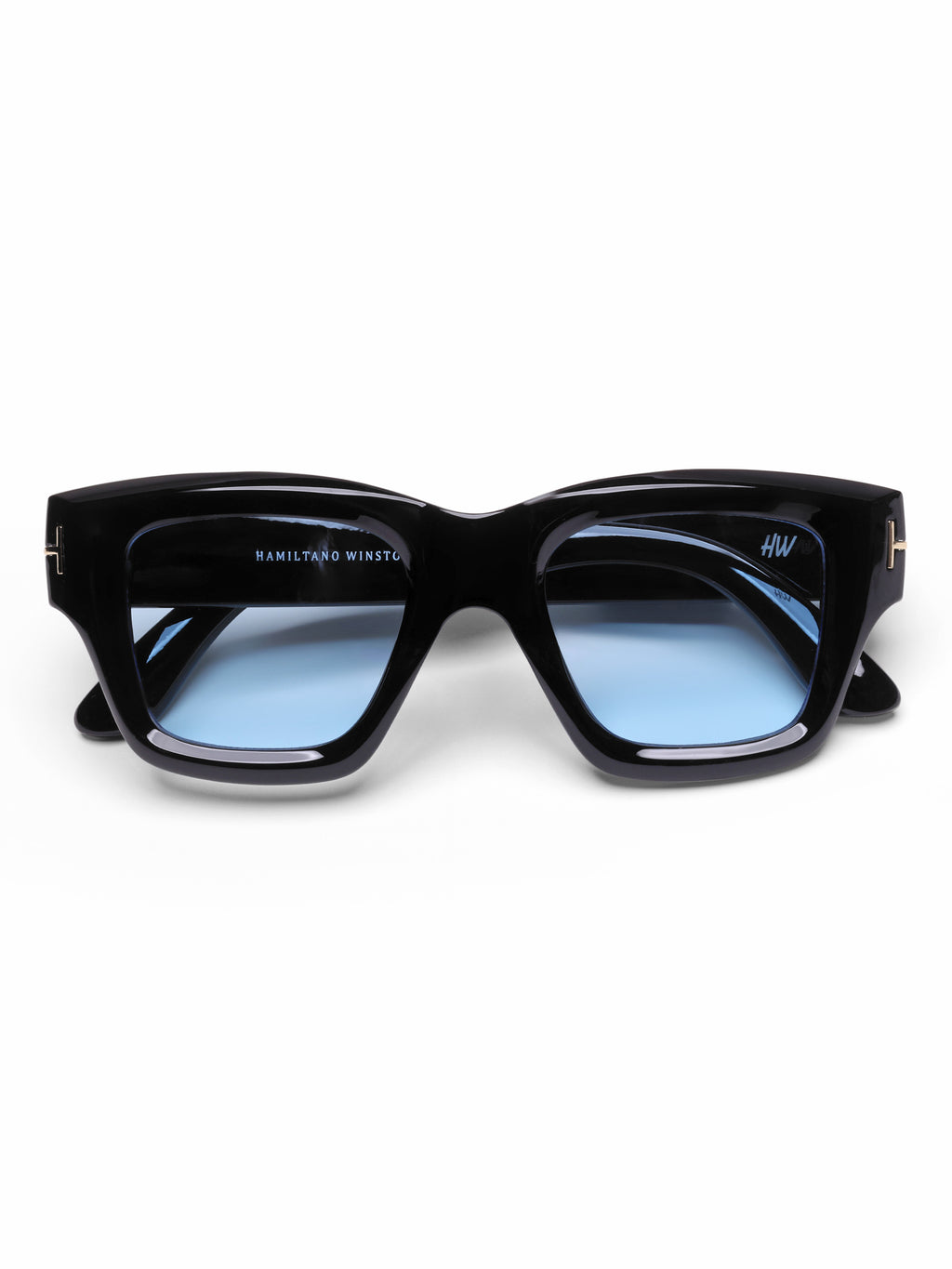 Phantom Blue Wayfarer Mens Sunglasses