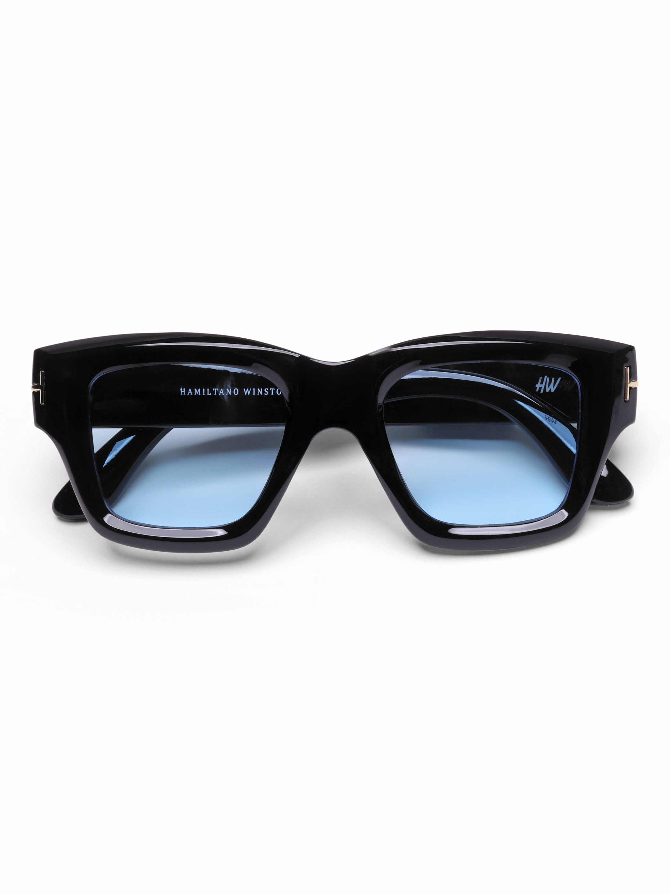 Phantom Blue Wayfarer Mens Sunglasses