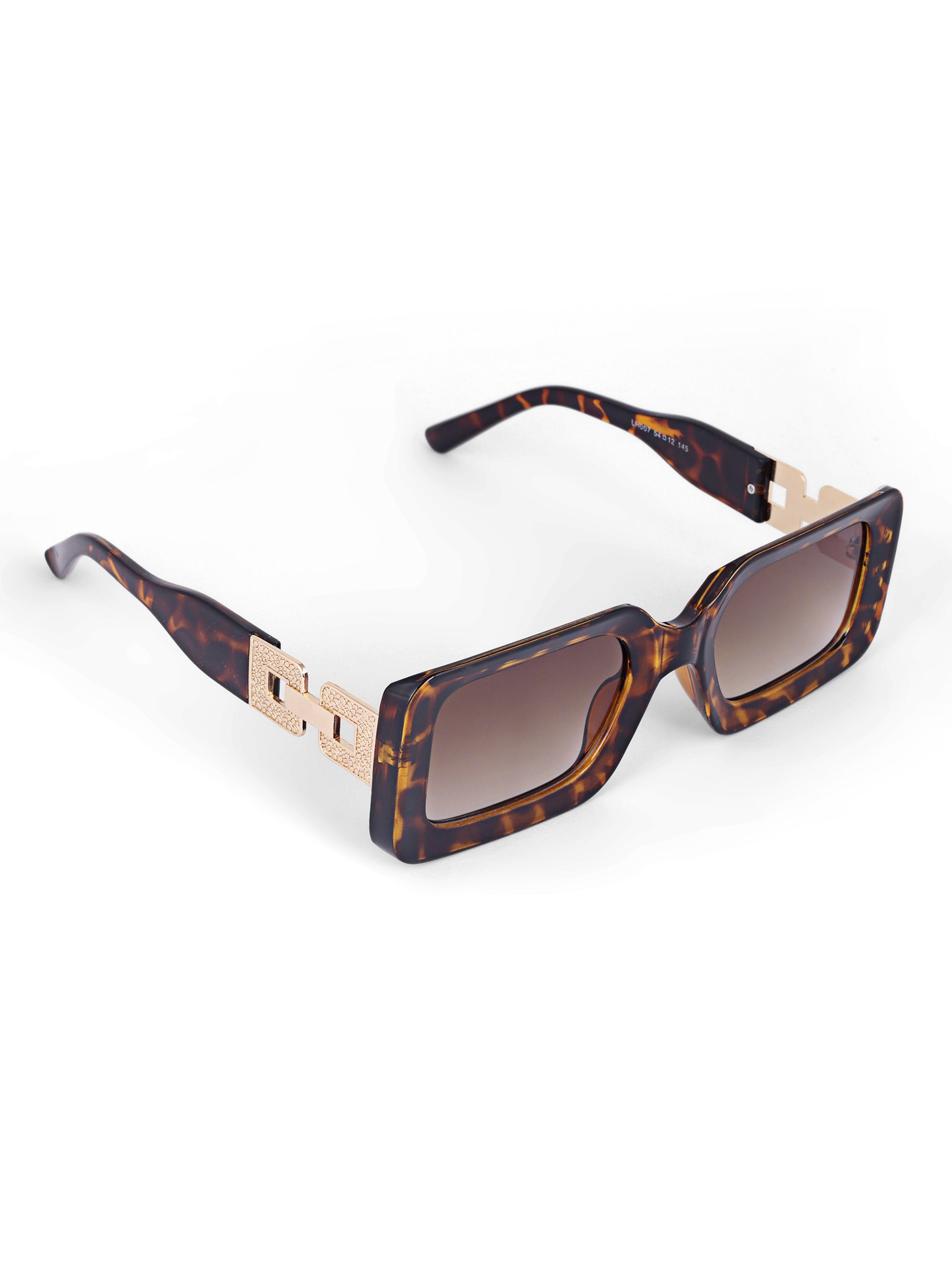 Leopard Wayfarer Women UV Protected Sunglasses