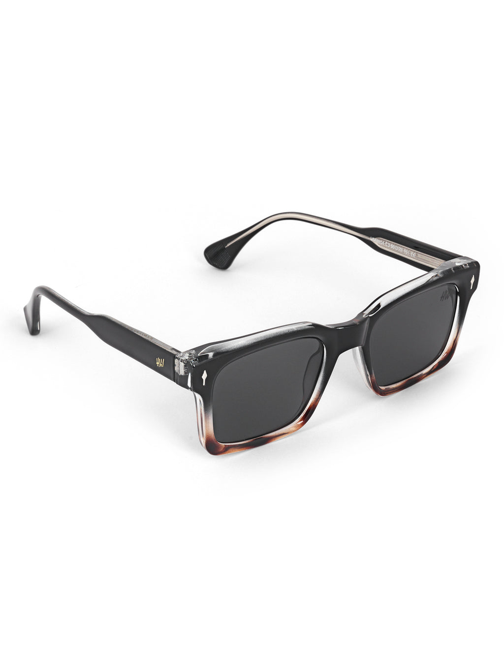 Men Wayfarer UV Protected Sunglasses Black