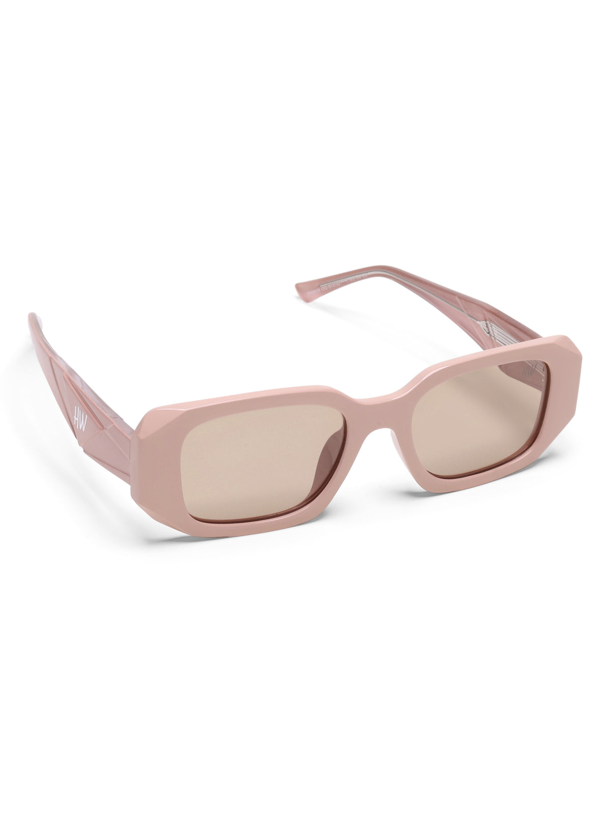 Olyvra Pink Rectangular Women Sunglasses