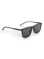Men's Black Polarized Wayfarer Rectangular Sunglasses