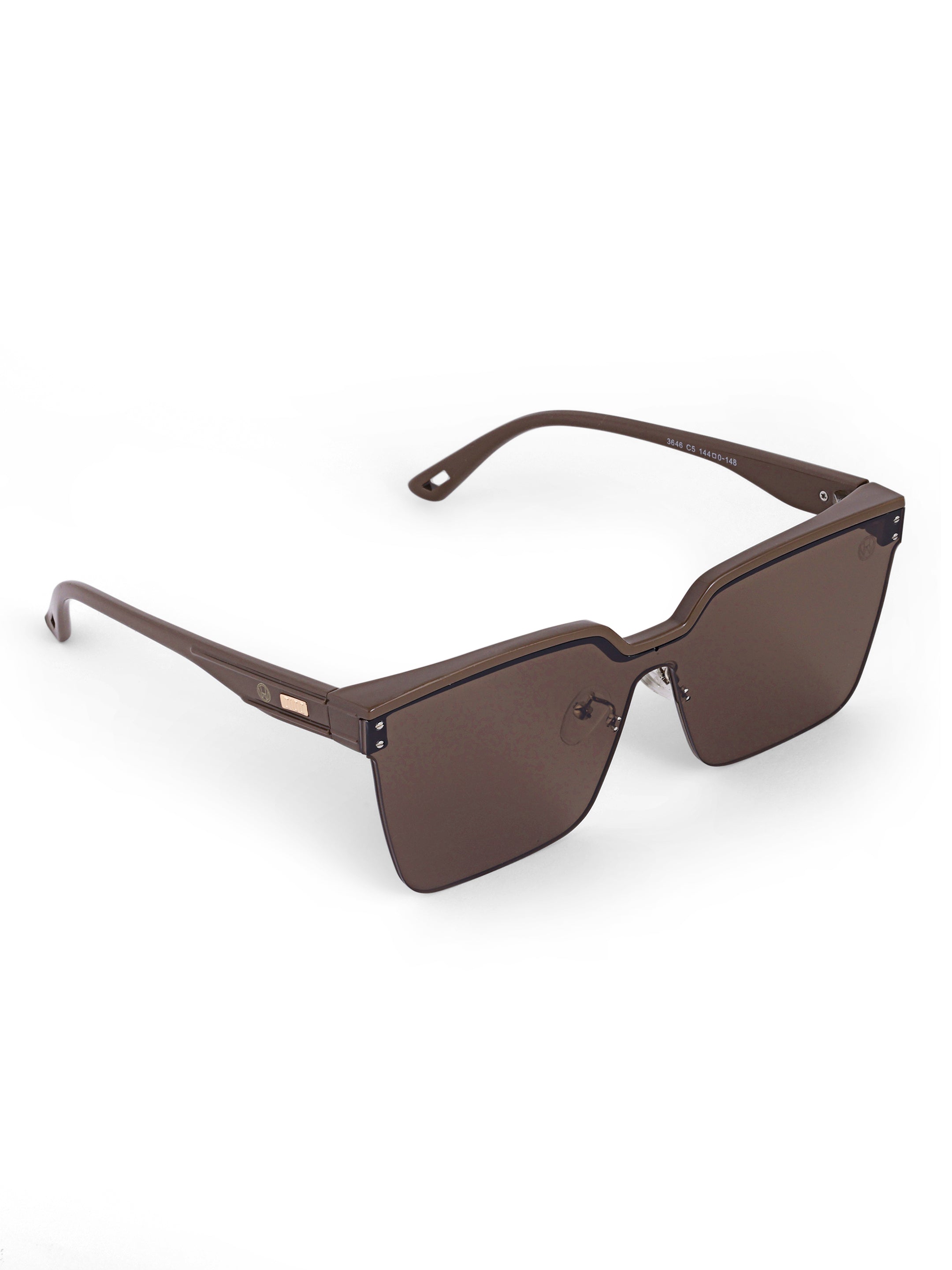 Brown Oversize Women UV Protected Sunglasses