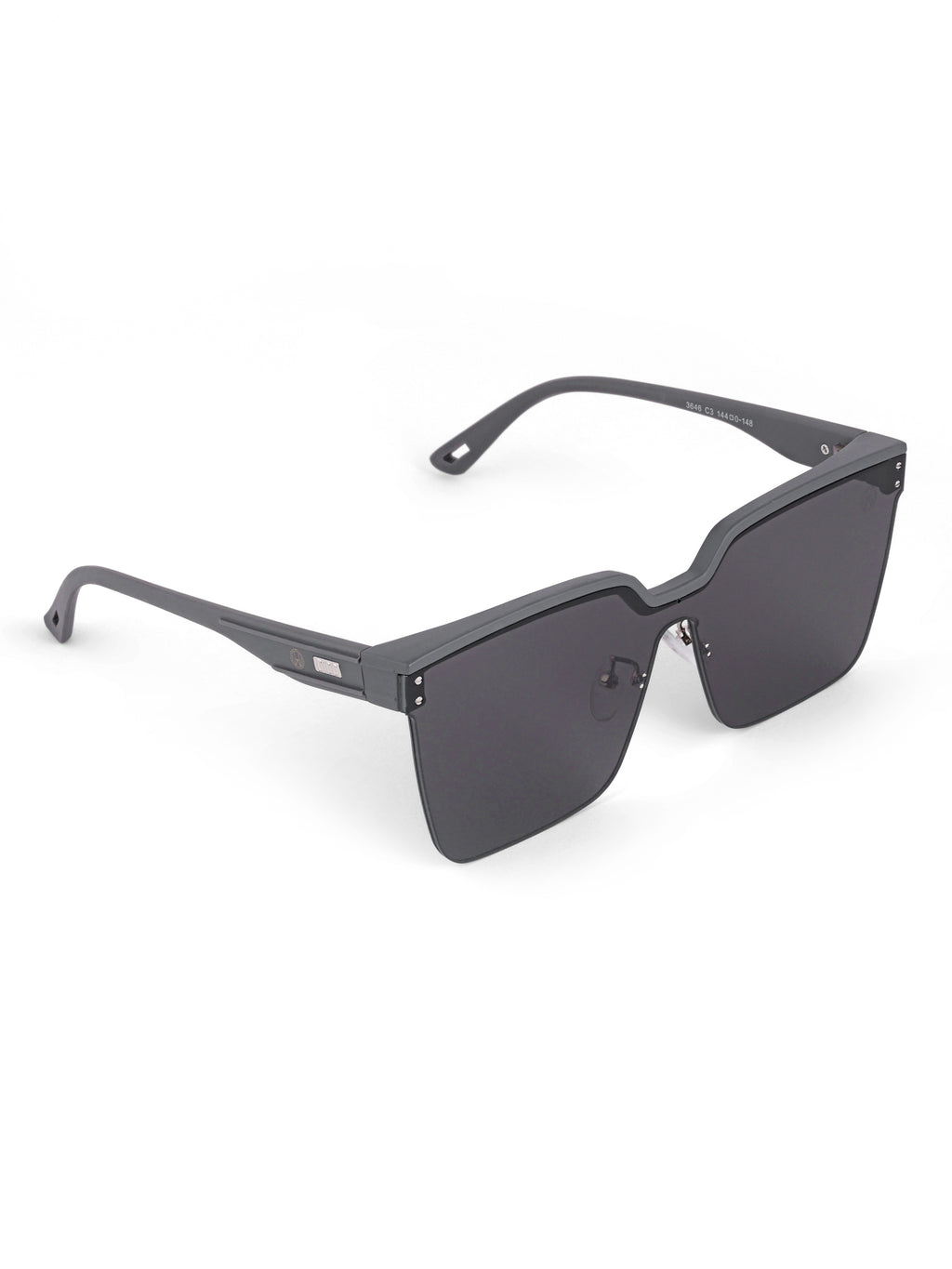 Black Square Women UV Protected Sunglasses
