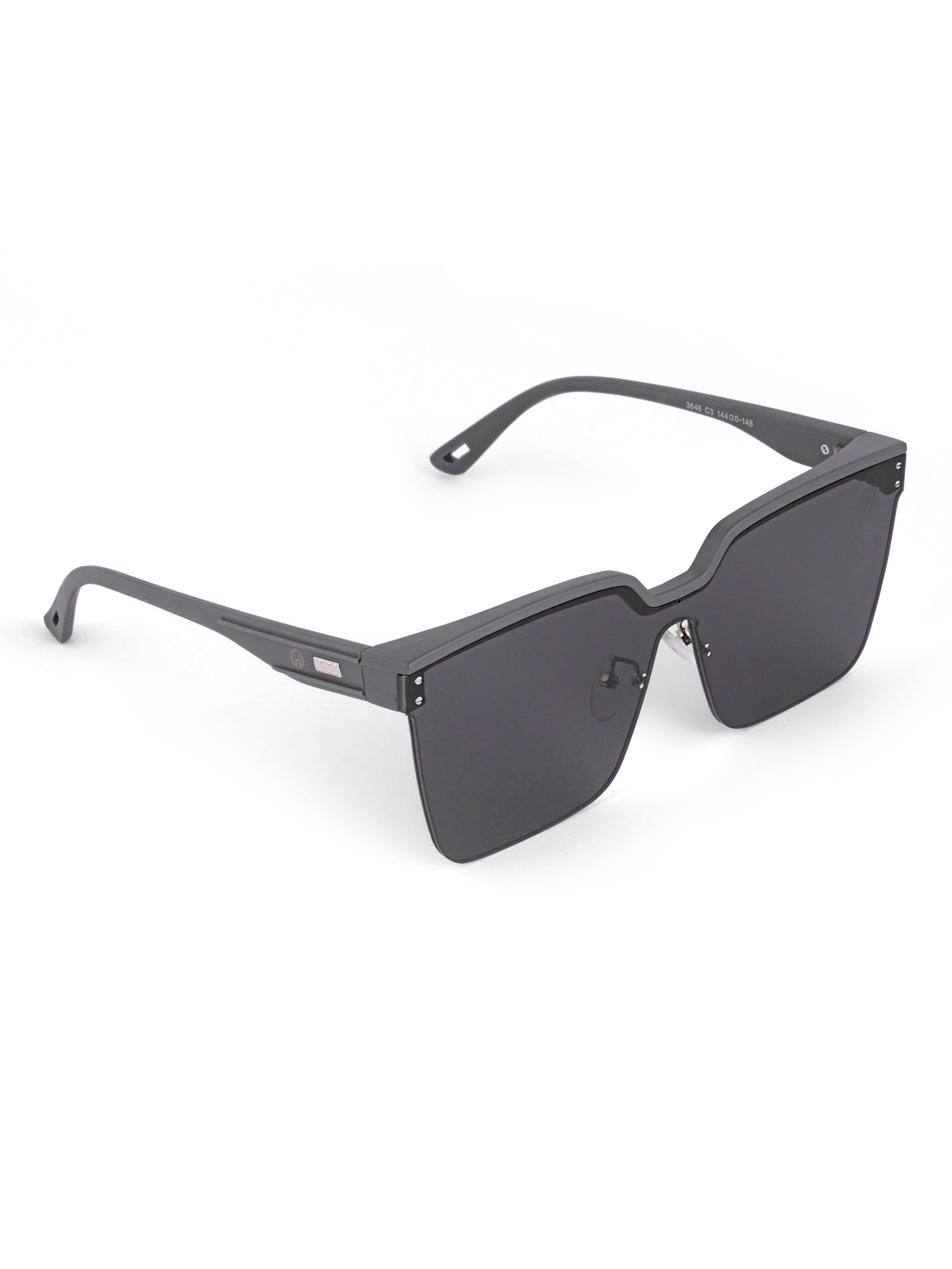 Black Square Women UV Protected Sunglasses