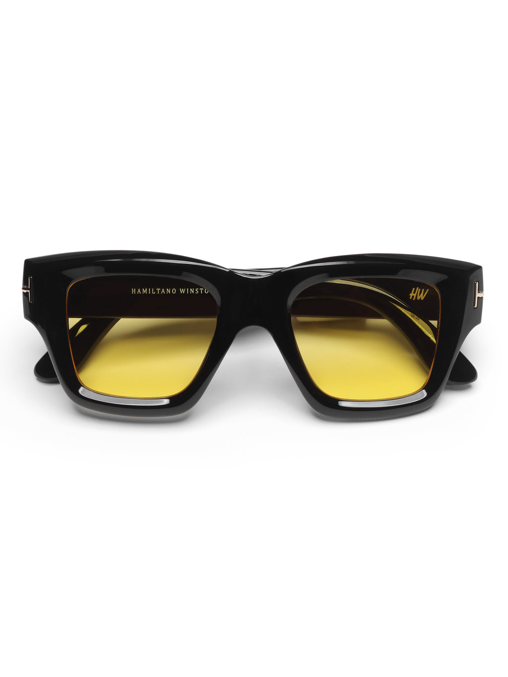 Falcon Yellow Wayfarer Mens Sunglasses