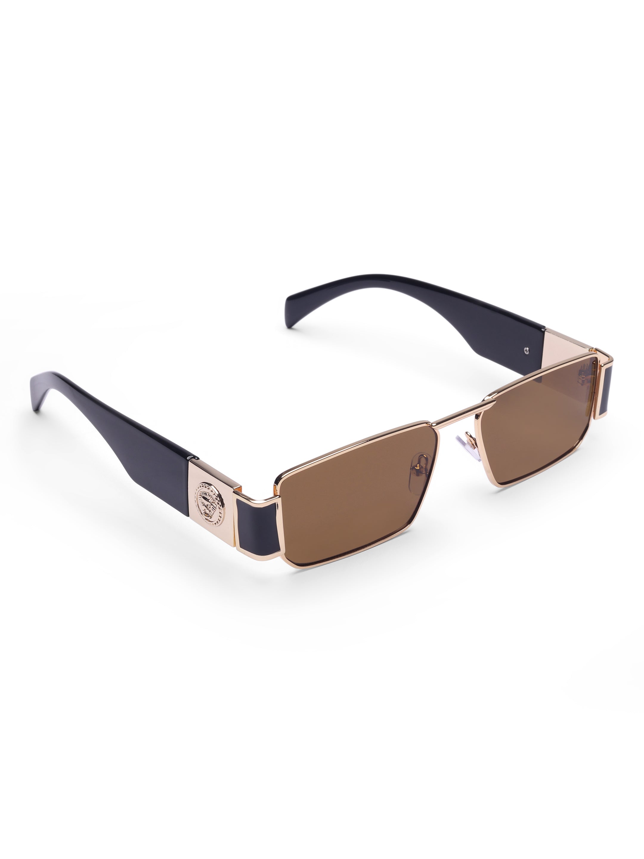 Men's Black Gold UV Protected Sunglasses