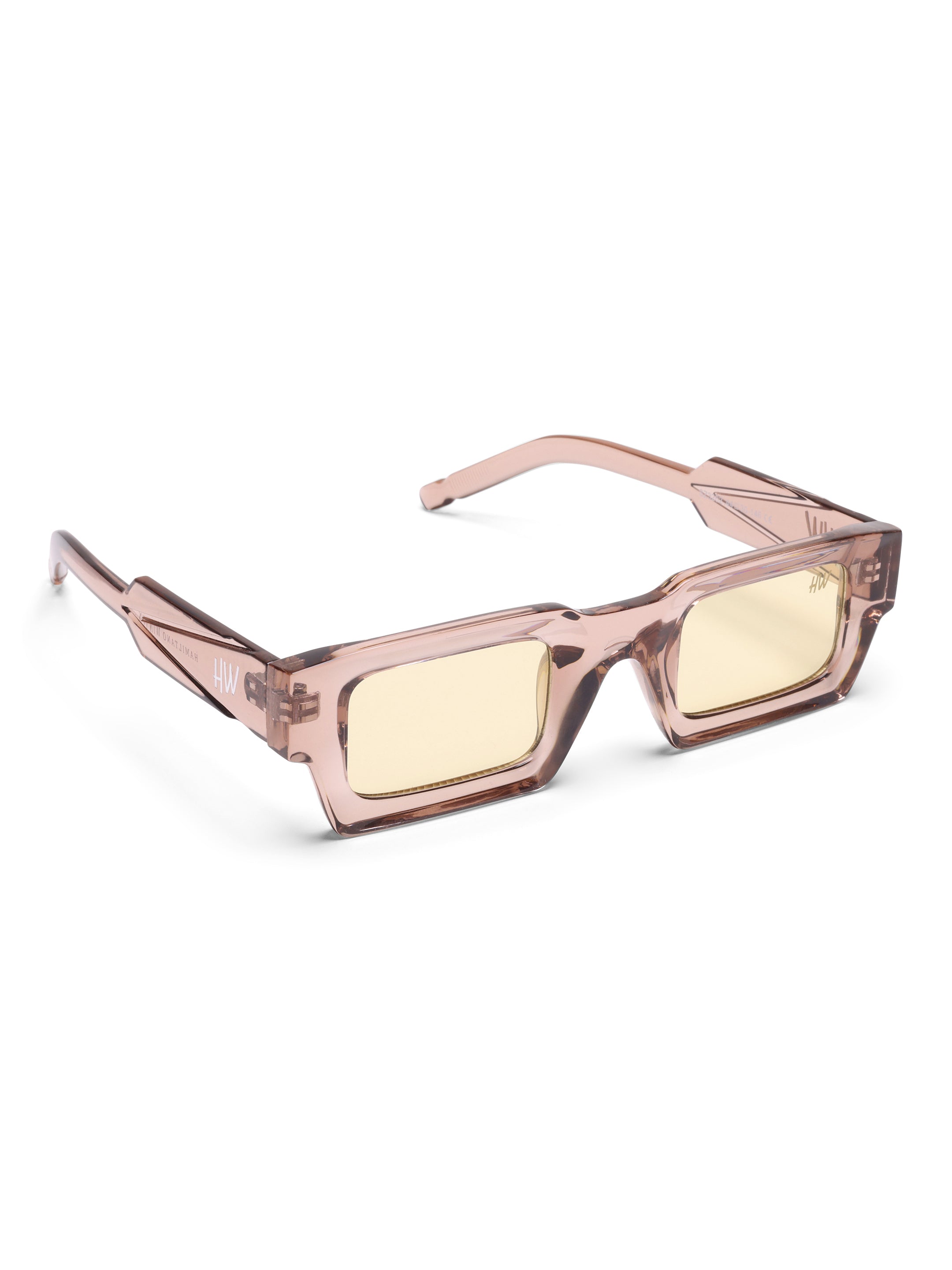 Titan Peach Wayfarer Mens Sunglasses