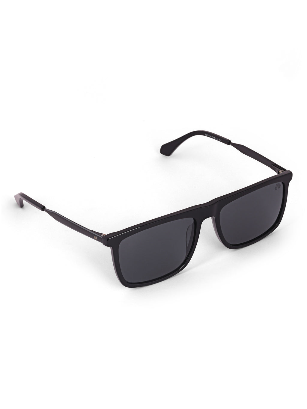 Men Wayfarer UV Protected Sunglasses Black