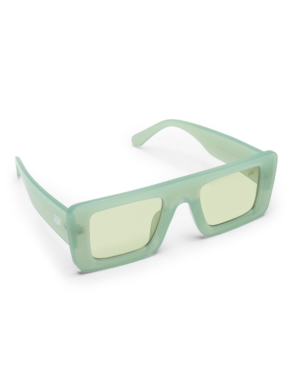 Celeste Square Green Candy UV Protected Womens Sunglasses