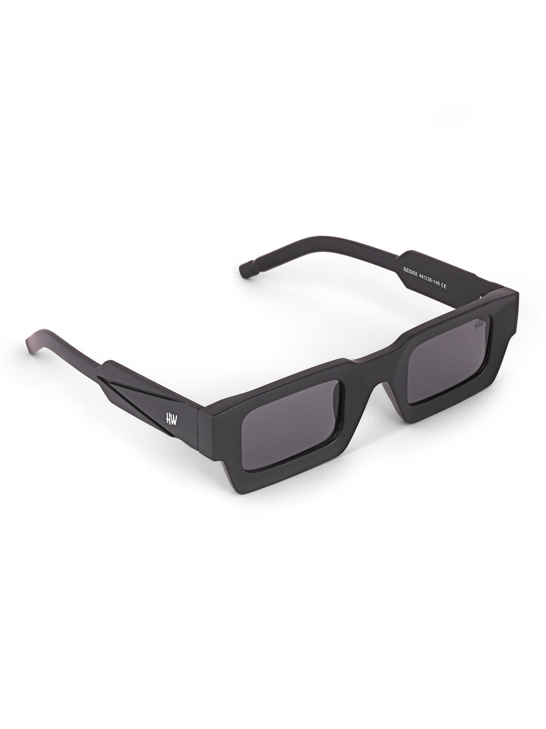 Men Wayfarer UV Protected Sunglasses Black