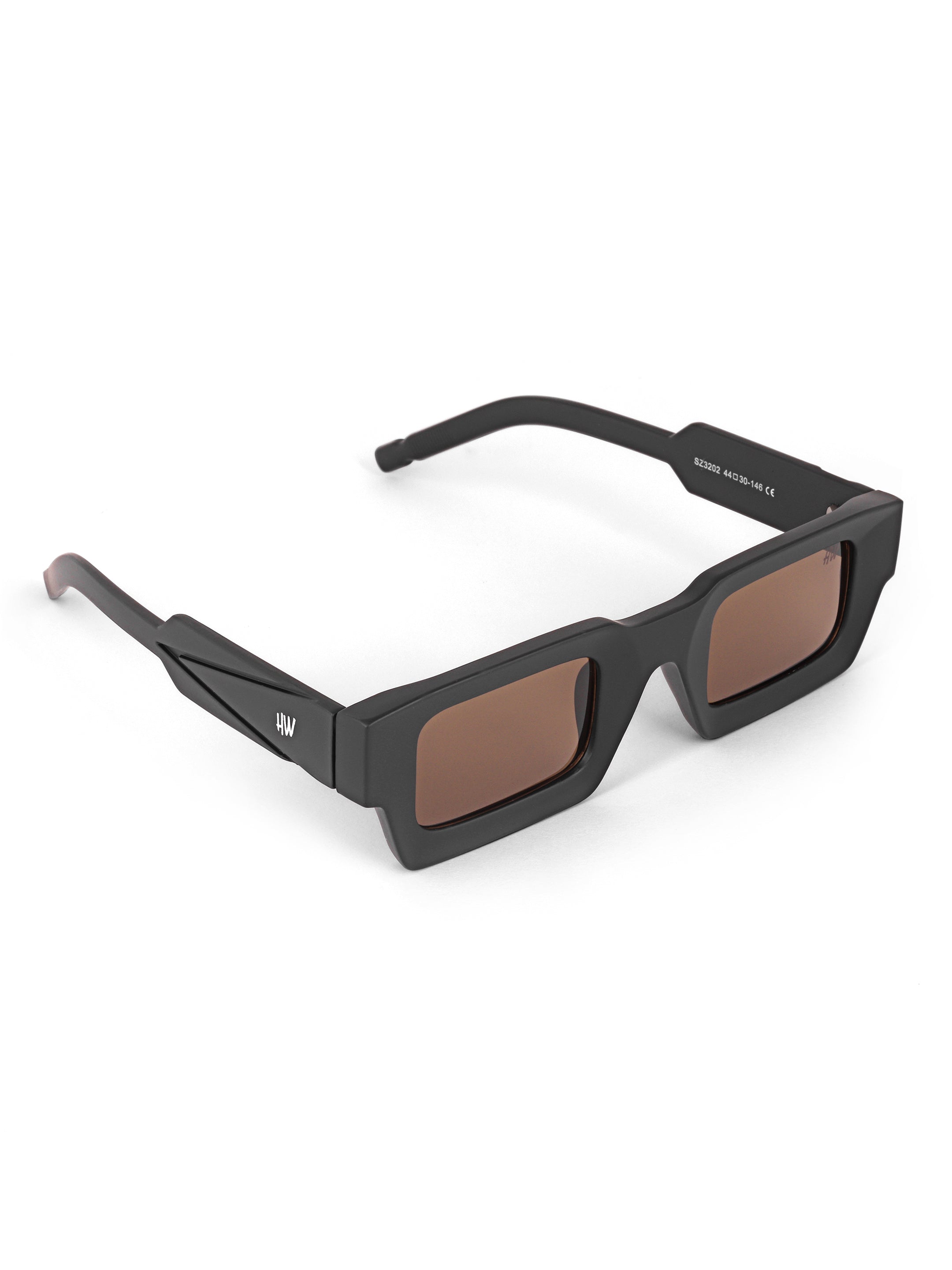 Men Wayfarer UV Protected Sunglasses Brown