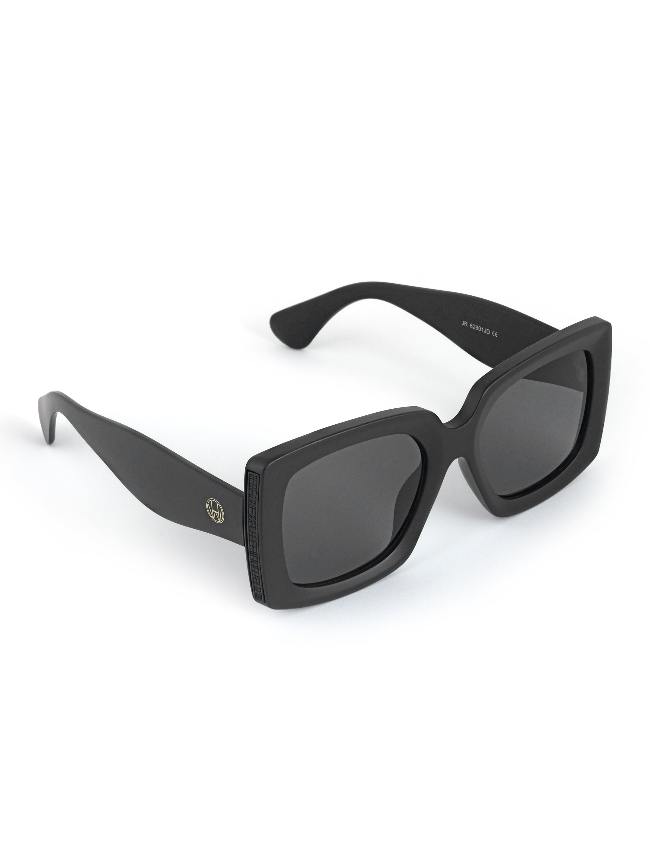 Oversize Black Square Women UV Protected Sunglasses