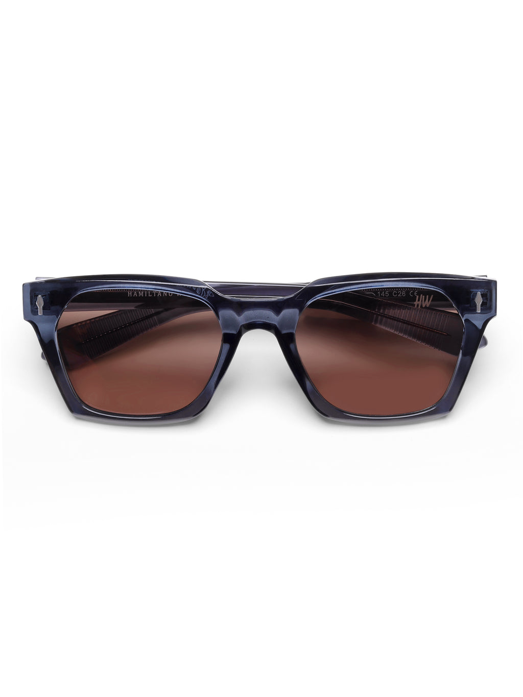 Ravello Brown Wayfarer Mens Sunglasses