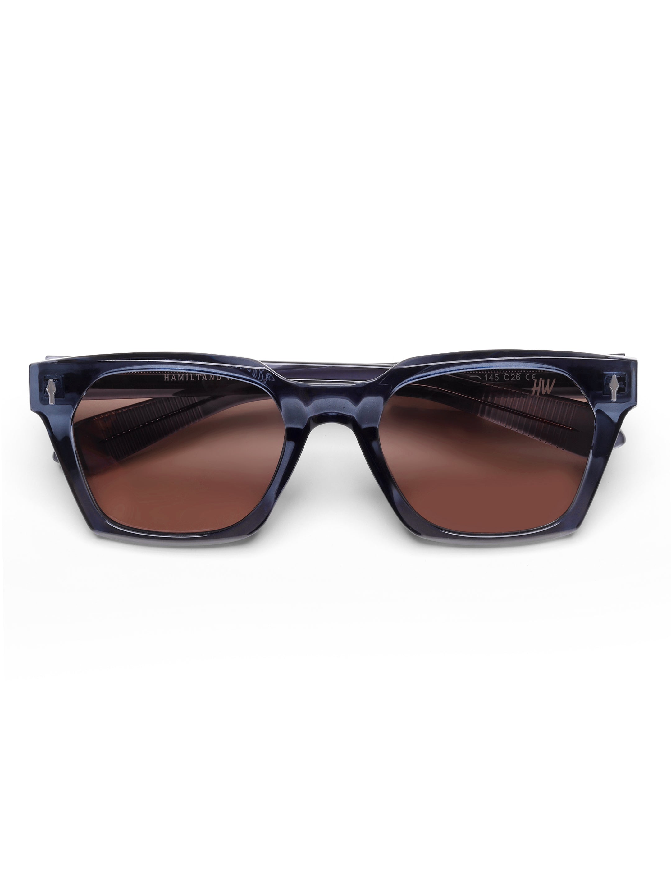 Ravello Brown Wayfarer Mens Sunglasses