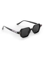 Women's Black Hexagon Premium Sunglasses