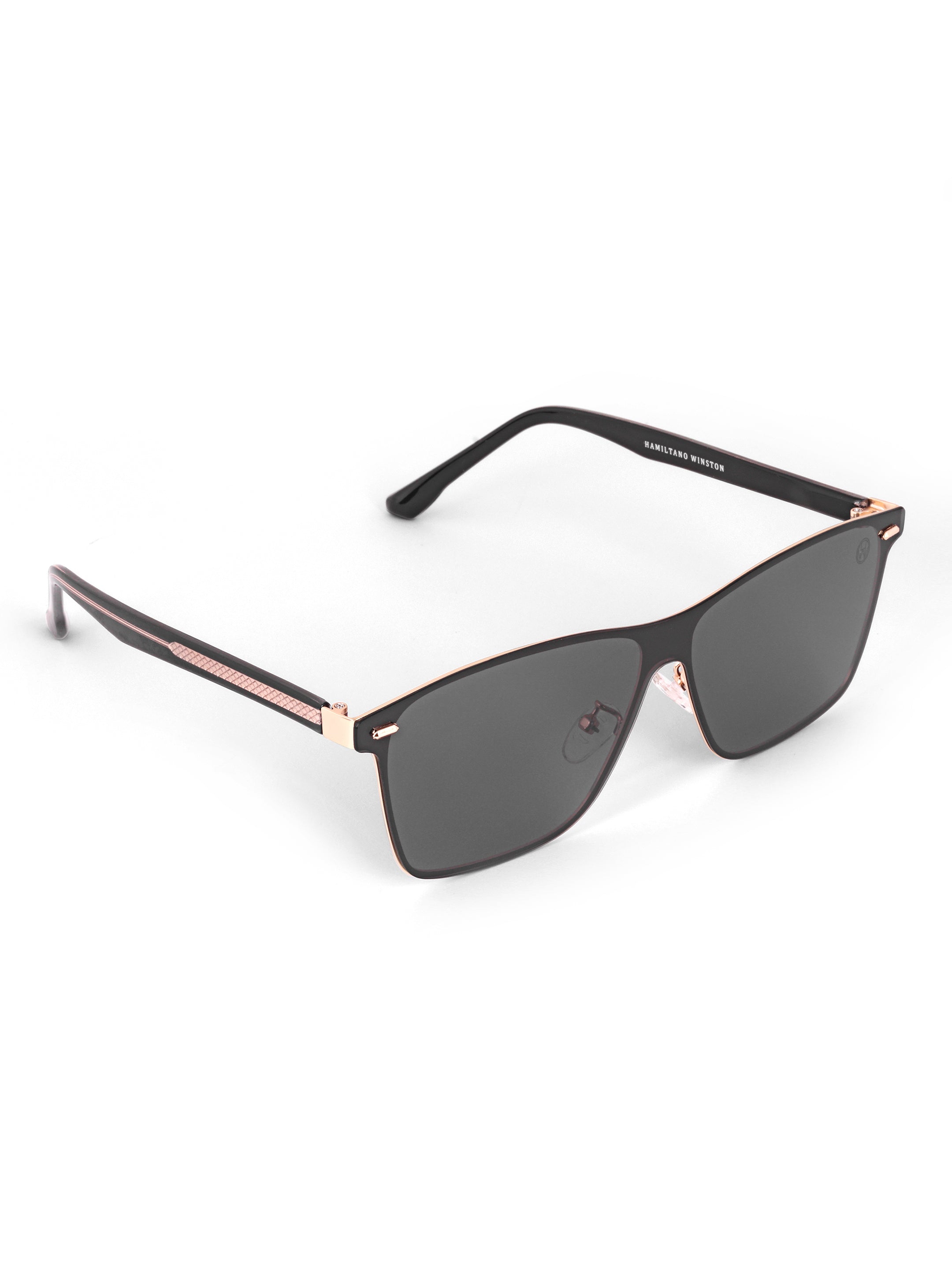 Men Wayfarer UV Protected Sunglasses Black