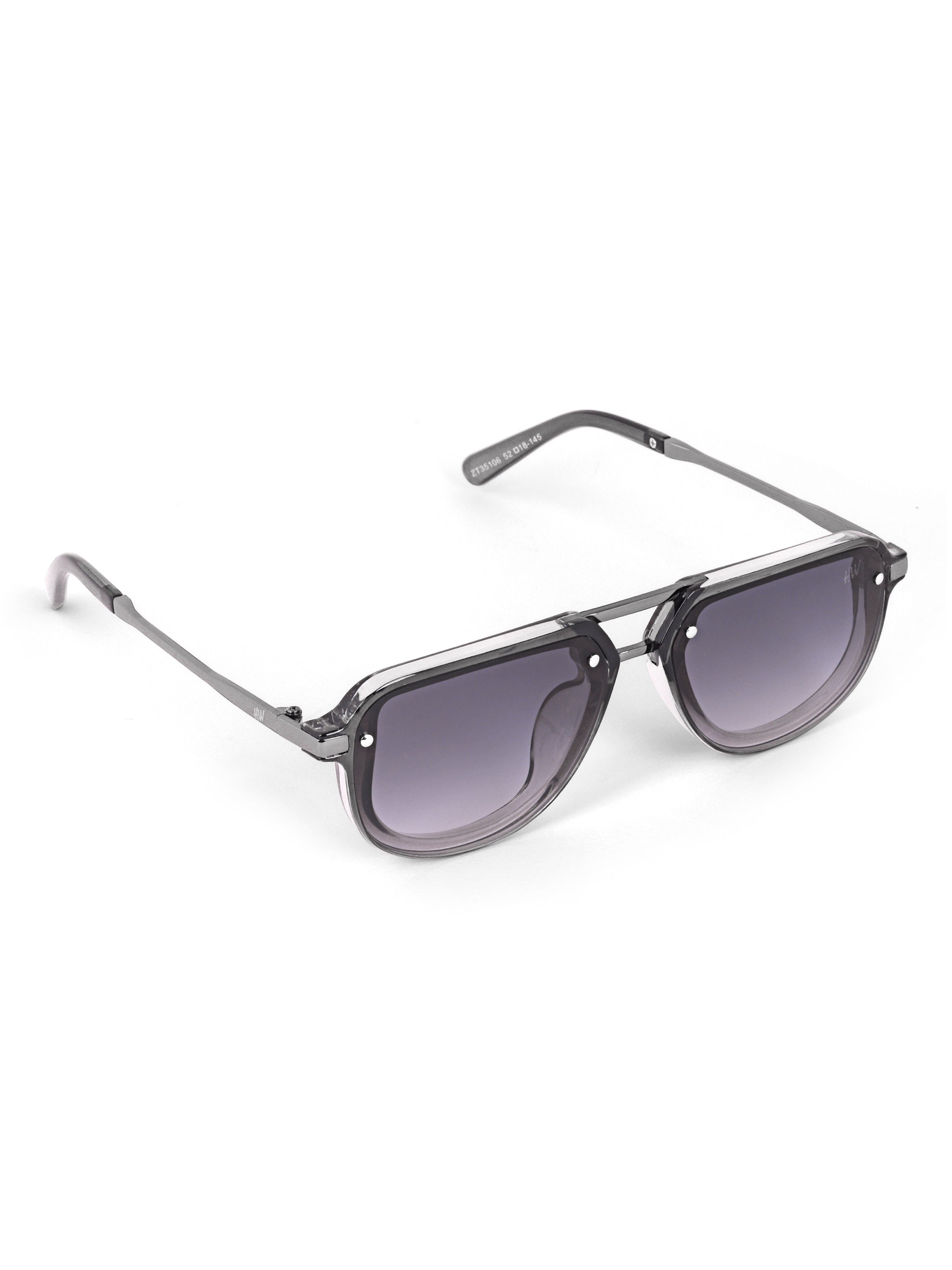 Men Wayfarer UV Protected Sunglasses Light Black
