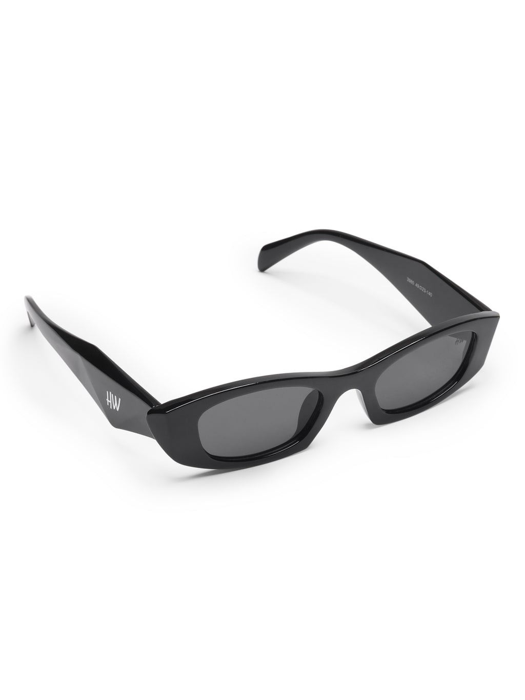 Sienna Black Cat Eye UV Protected Womens Sunglasses