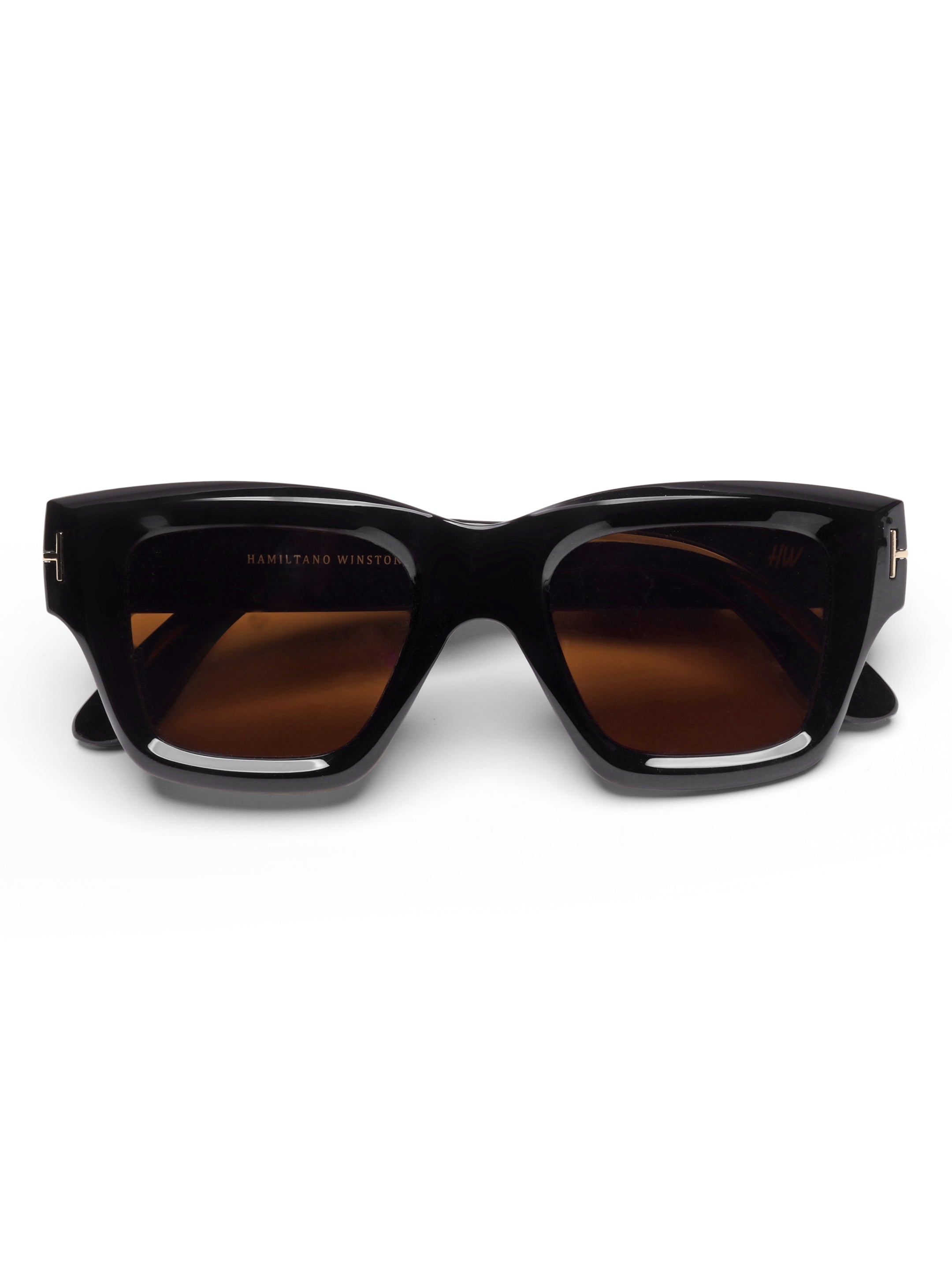 Casaro Brown Wayfarer Mens Sunglasses
