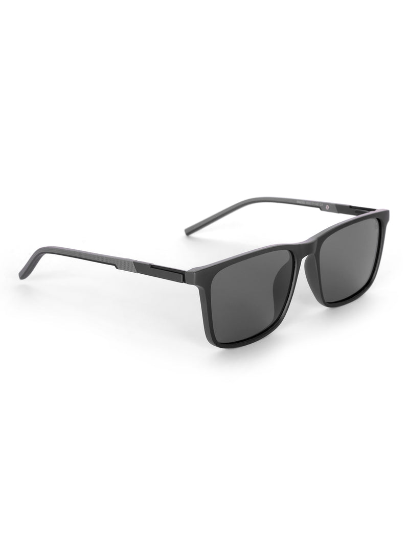 Men's Brown Wayfarer Rectangular Sunglasses