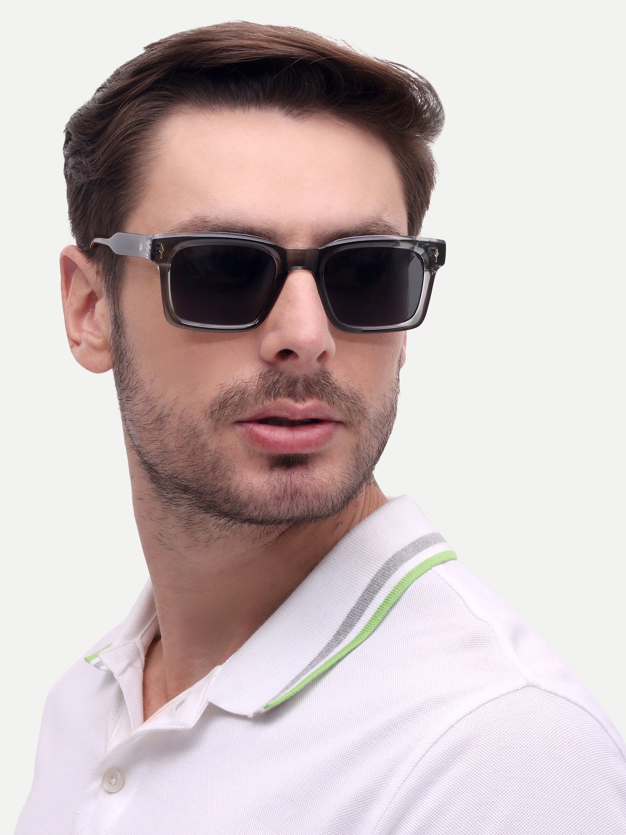 Men Wayfarer UV Protected Sunglasses Black