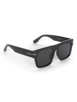 Men's Full Black UV Protected Wayfarer Rectangular Sunglasses