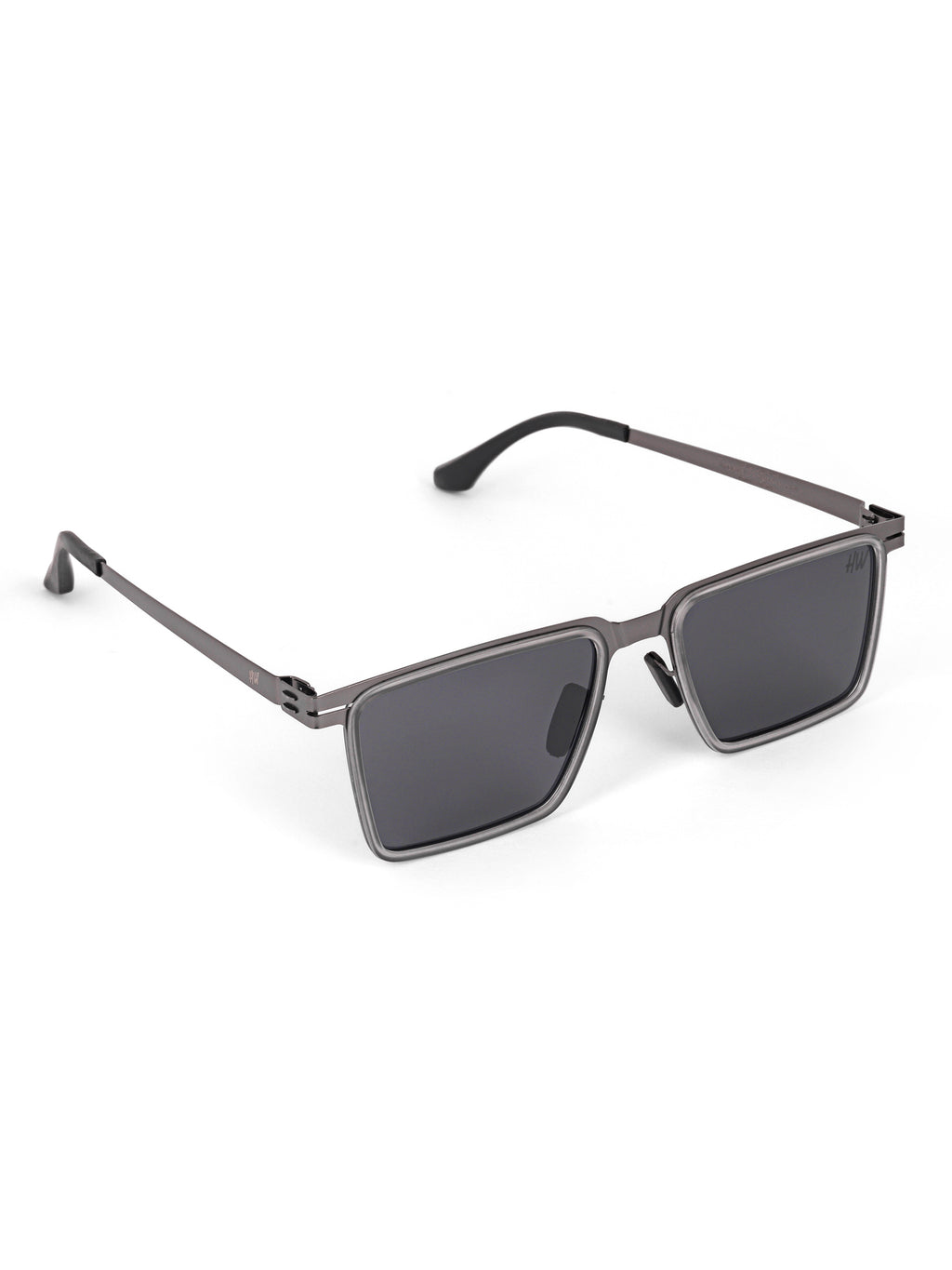 Men Wayfarer UV Protected Sunglasses Dark Grey