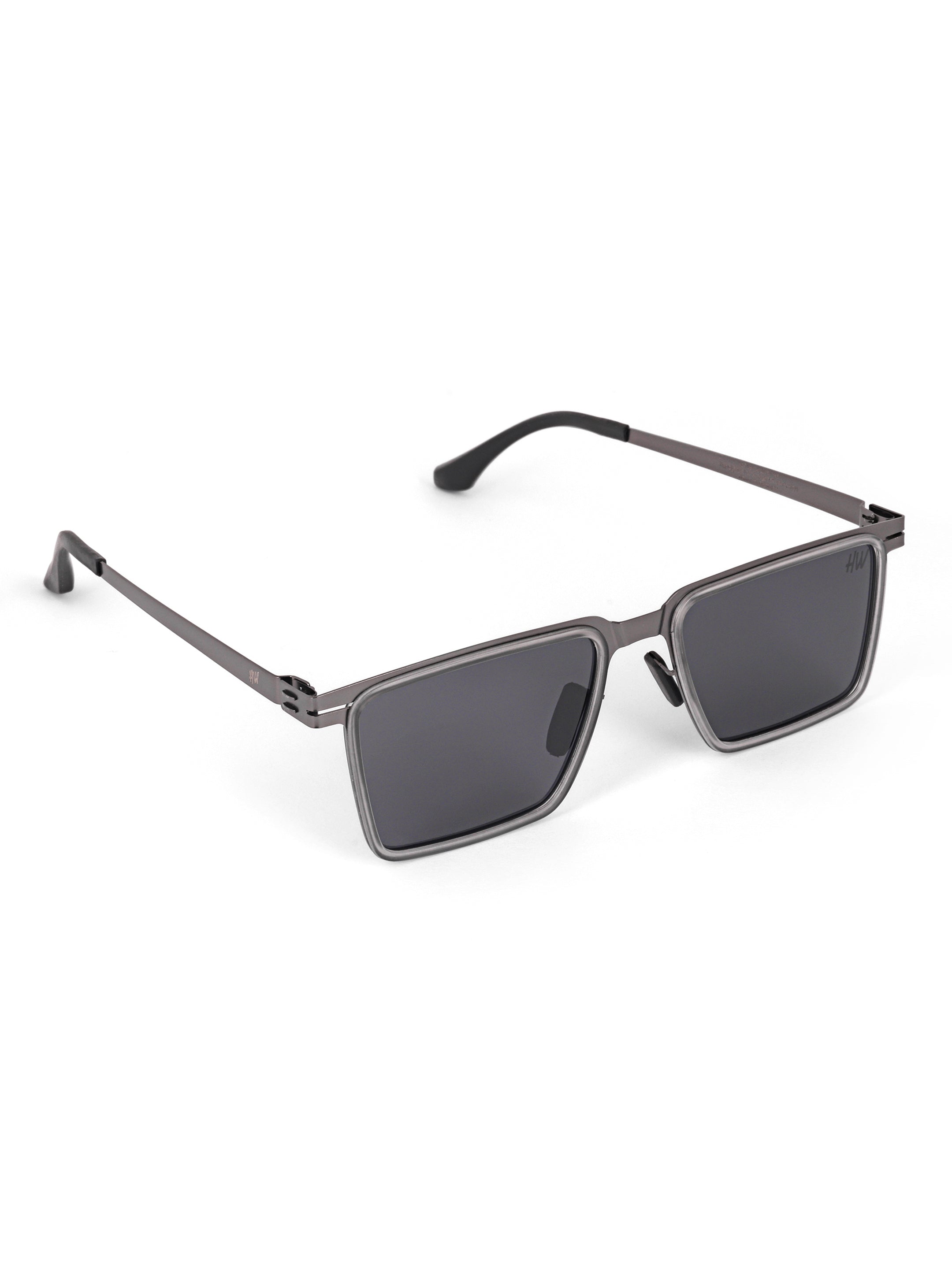 Men Wayfarer UV Protected Sunglasses Dark Grey