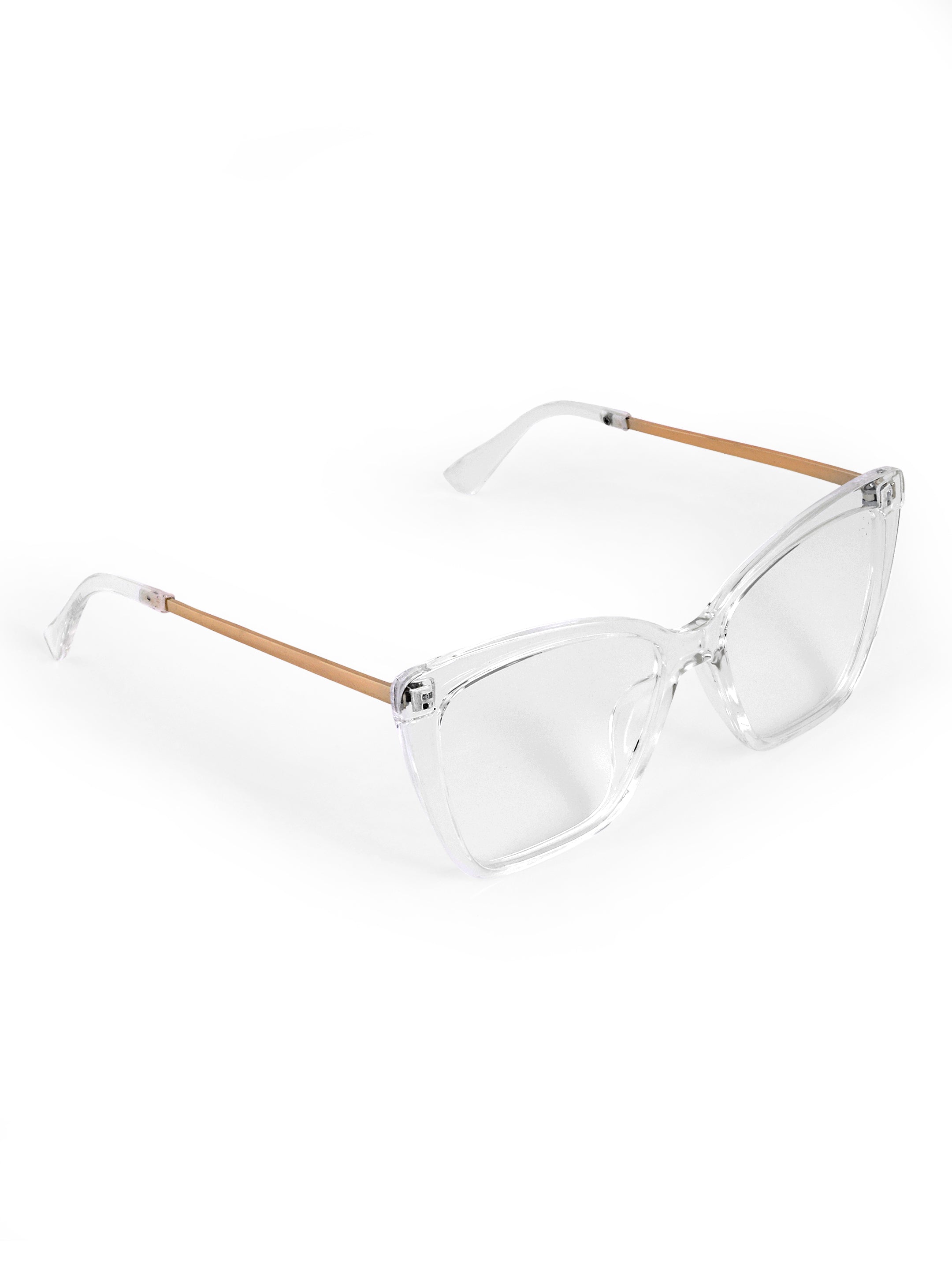 Cateye Women Transparent UV Protected Optical