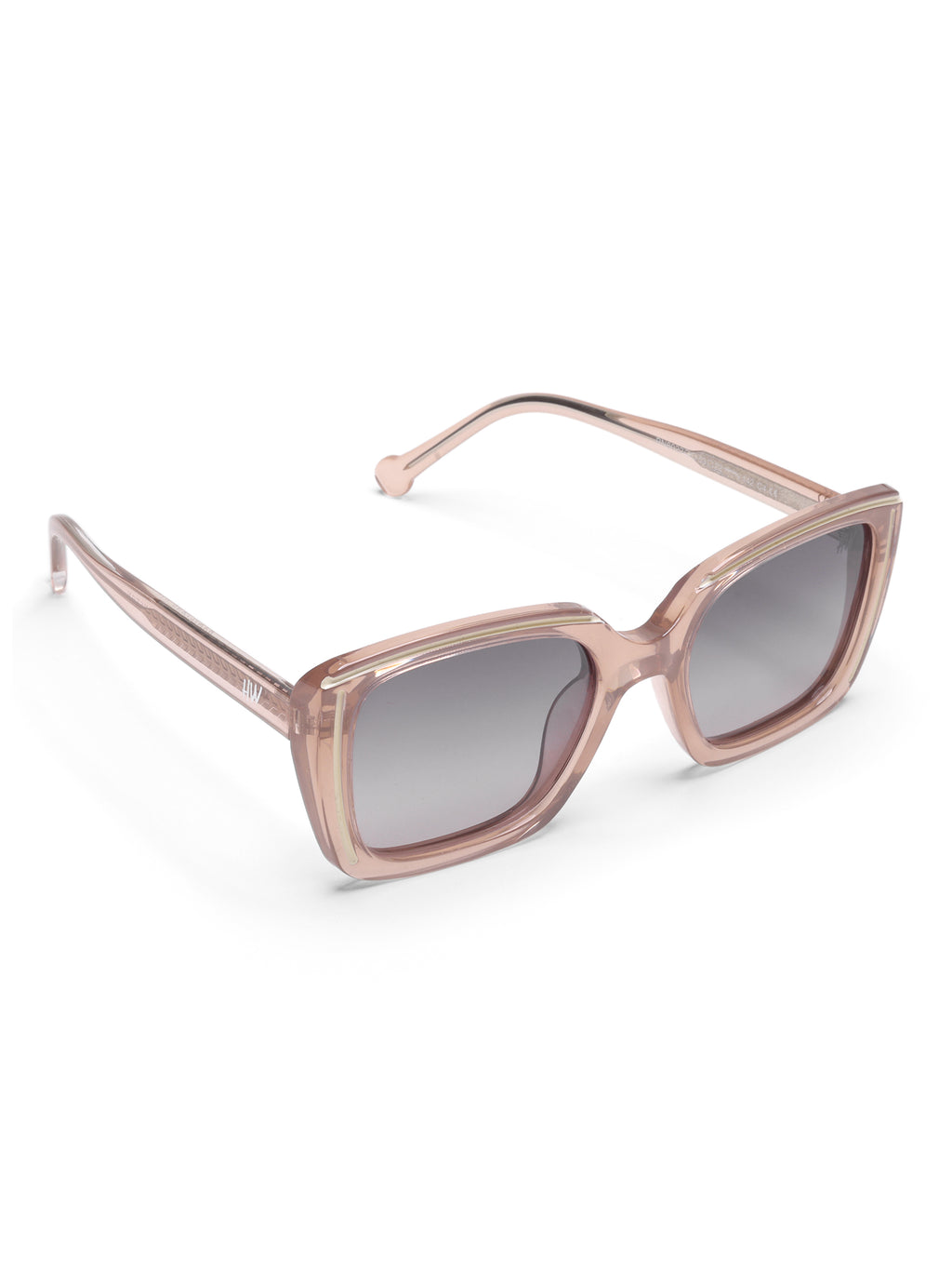 Isola Pink Square UV Protected Womens Sunglasses
