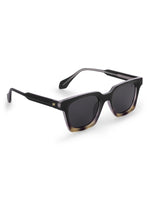 Women's Black Rectangular Sunglasses