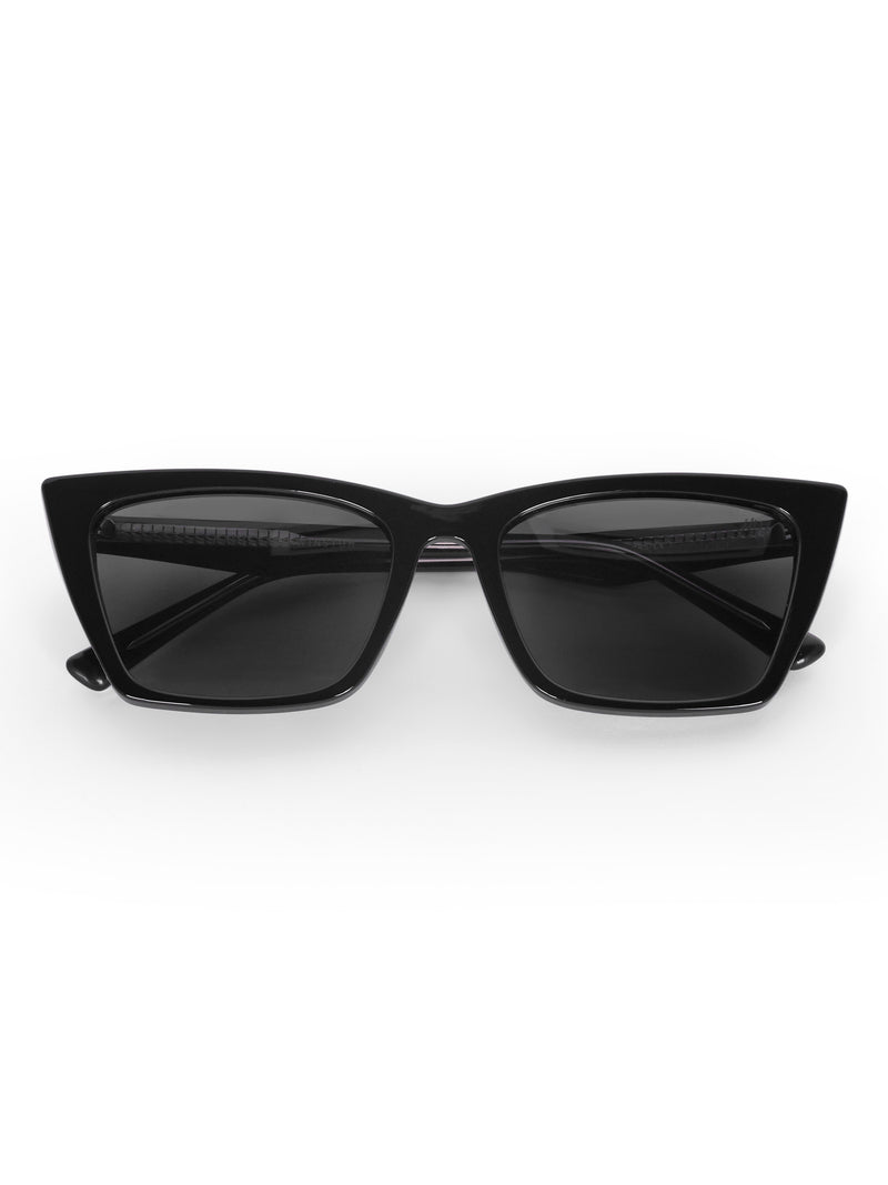 Women's Black Cat Eye Premium Sunglasses