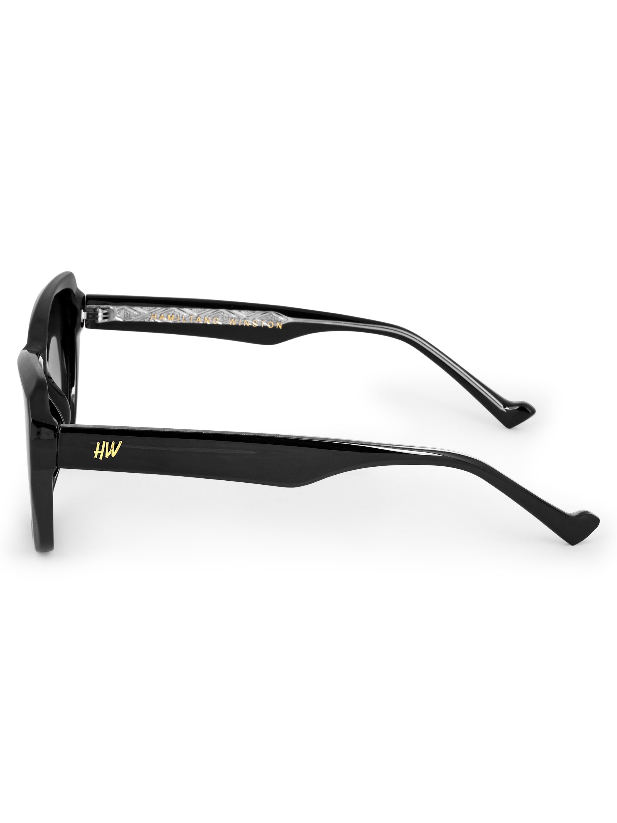 Women's Black Wayfarer UV Protected Sunglasses