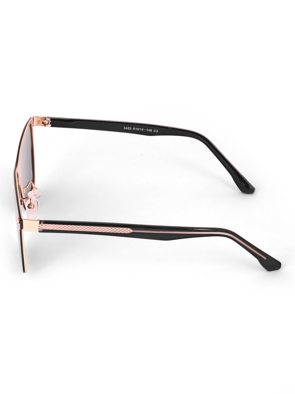 Men Wayfarer UV Protected Sunglasses Black