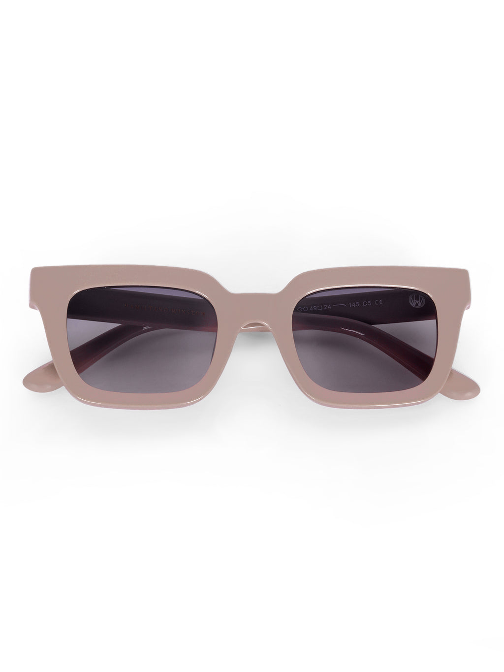 Women's Pink Rectangular UV Protected Sunglasses