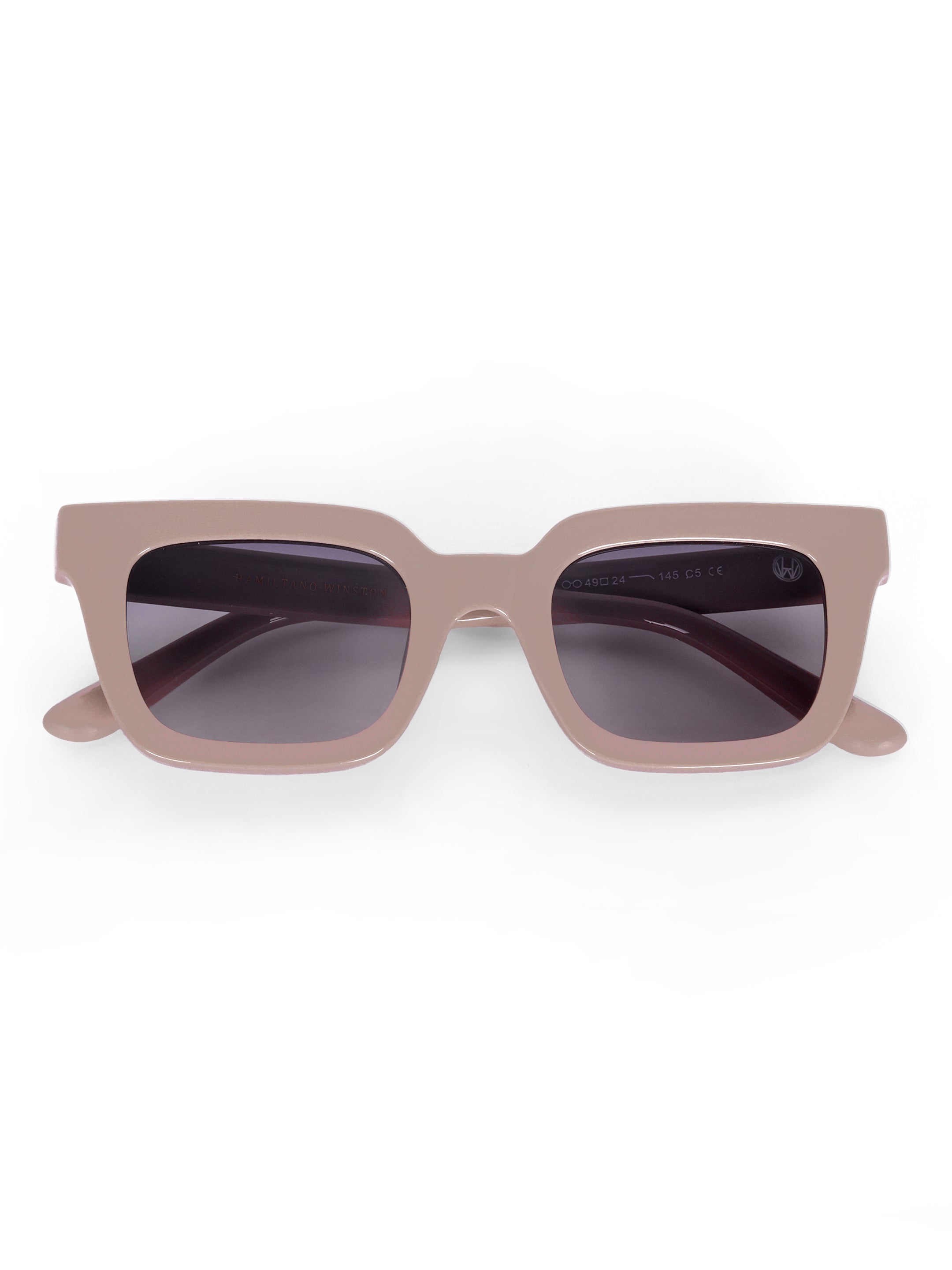 Women's Pink Rectangular UV Protected Sunglasses