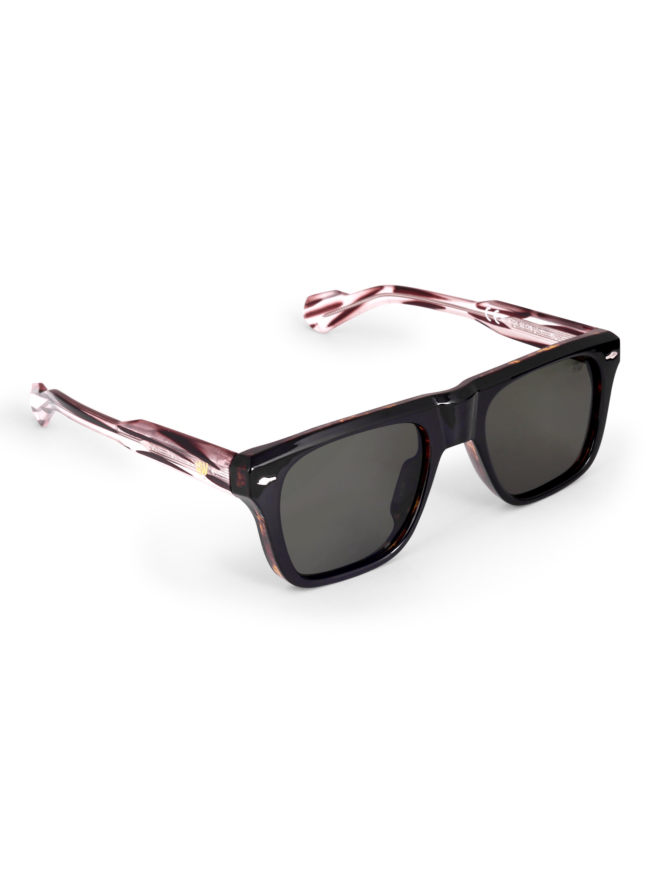 Men's Black UV Protected Wayfarer Sunglasses
