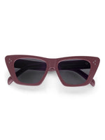 Women's UV Protected Polarized Cat Eye Red Sunglasses