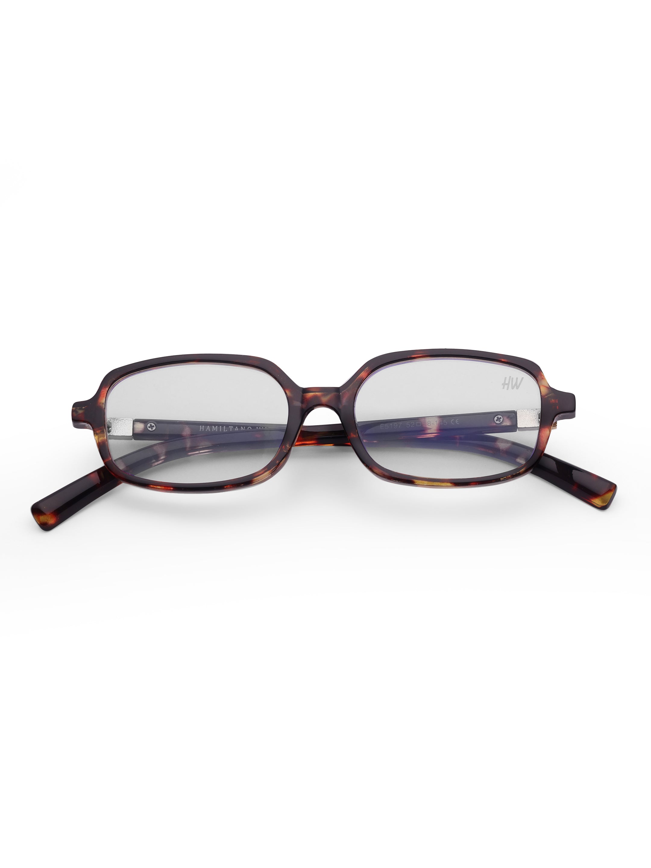 Women's Small Leopard Rectangle Sunglasses