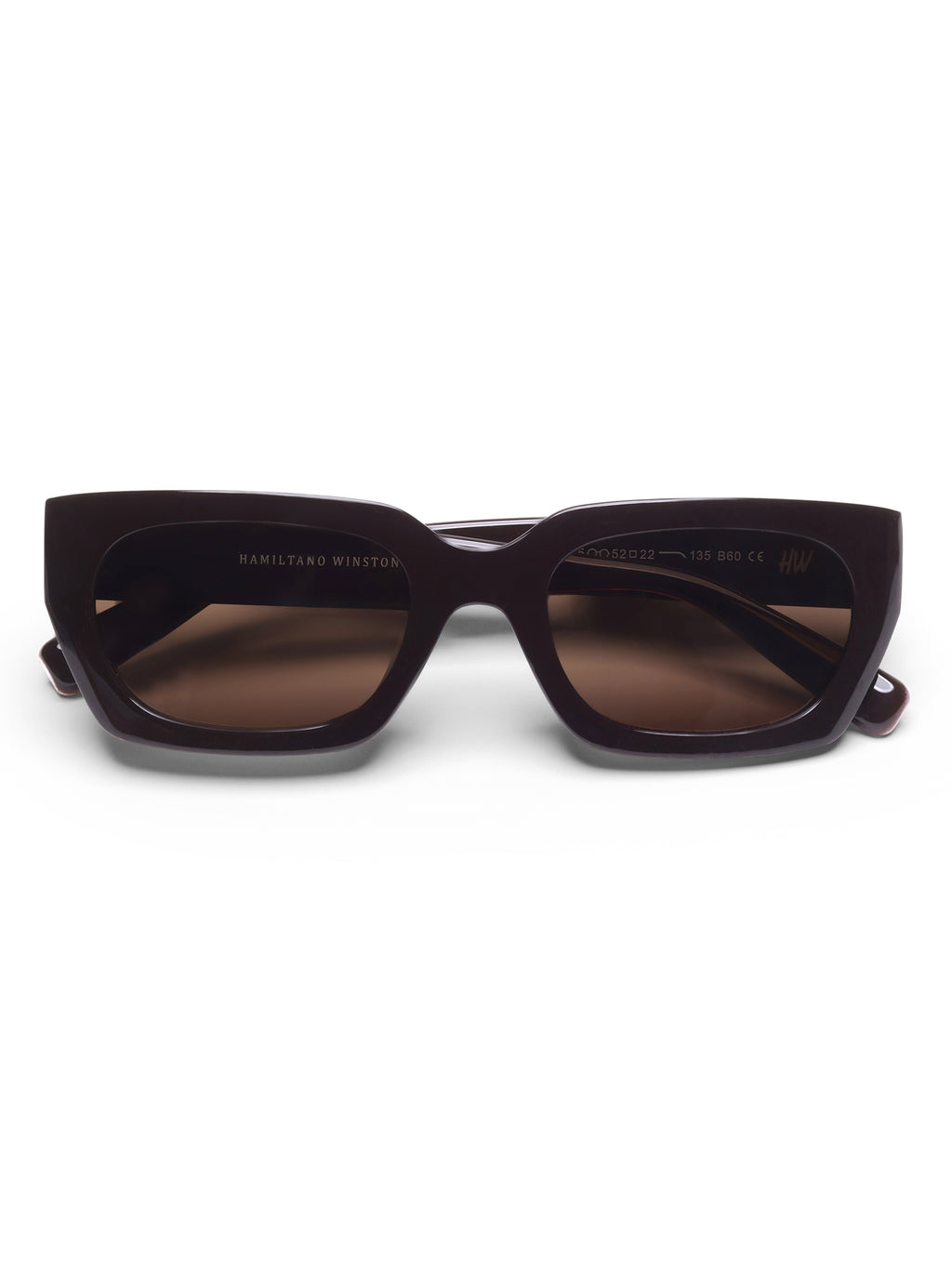 Solara Brown Oval UV Protected Womens Sunglasses