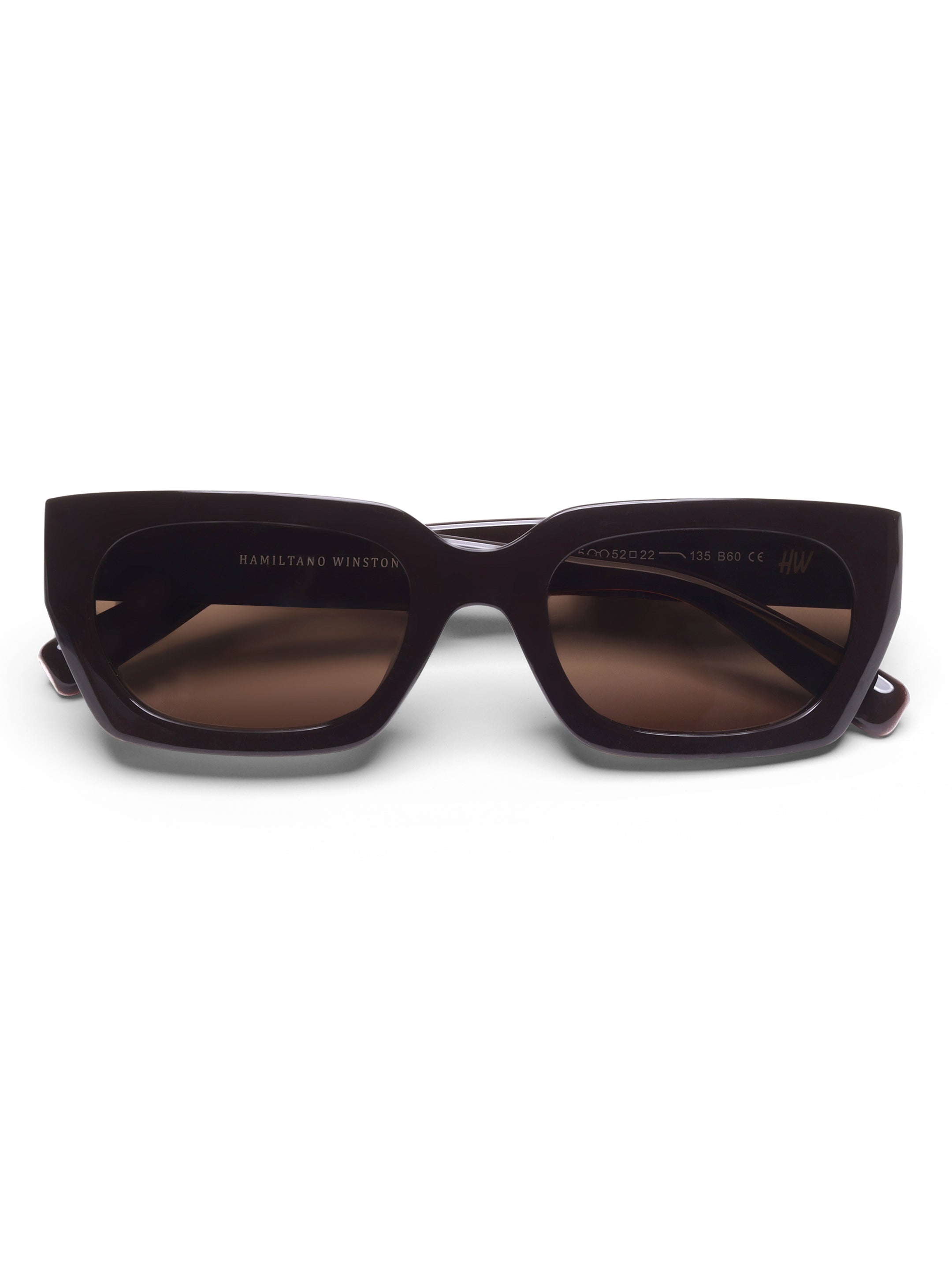 Solara Brown Oval UV Protected Womens Sunglasses