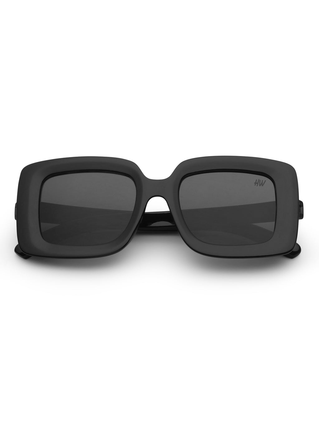 Women's Square Black Oversize Sunglasses