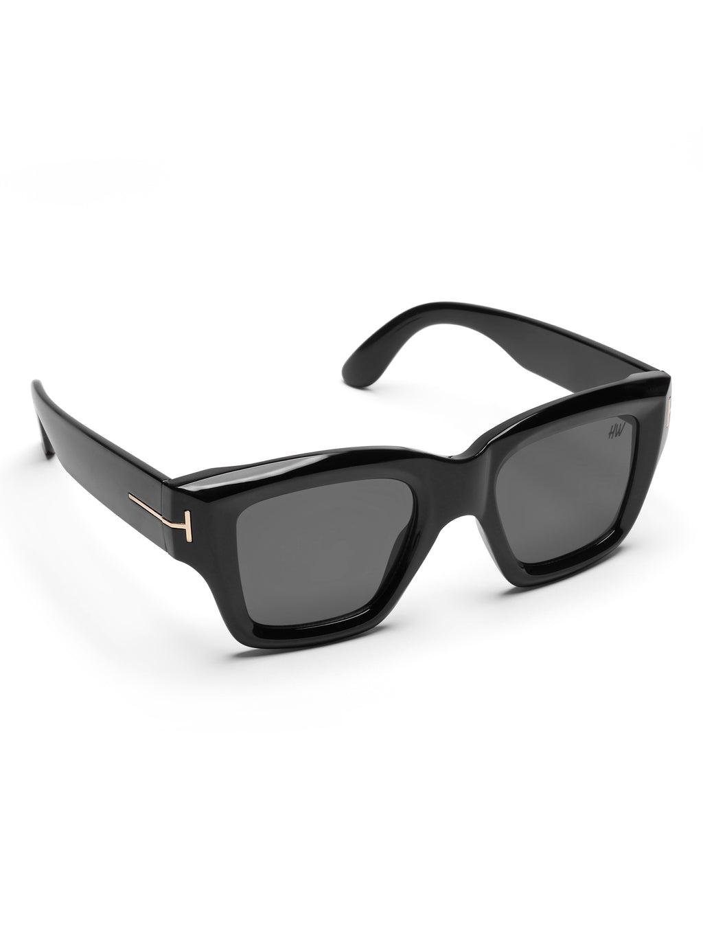 Blade Black Wayfarer Mens Sunglasses