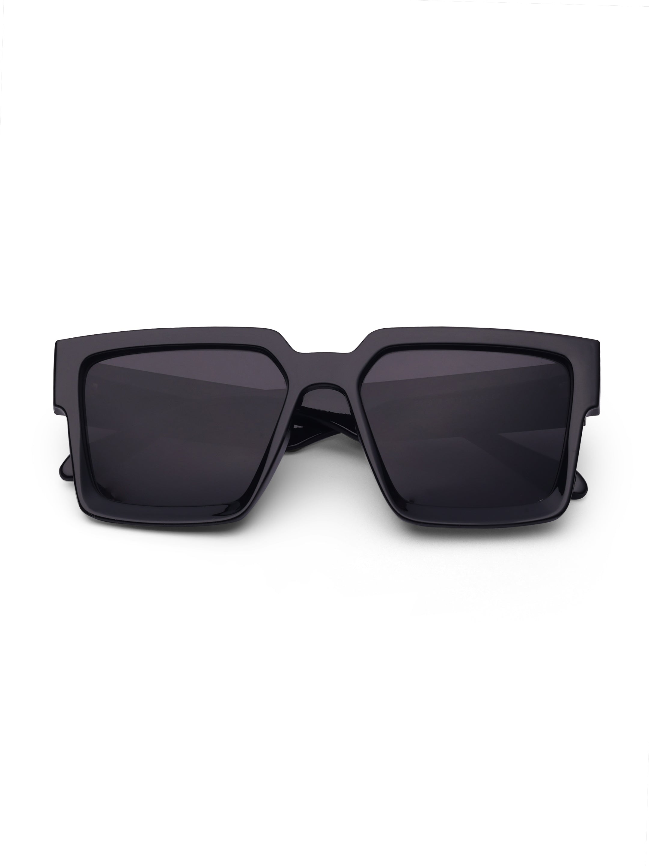 Men's UV Protected Gold Black Wayfarer Sunglasses