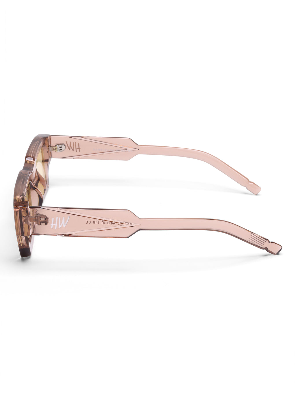 Titan Peach Wayfarer Mens Sunglasses
