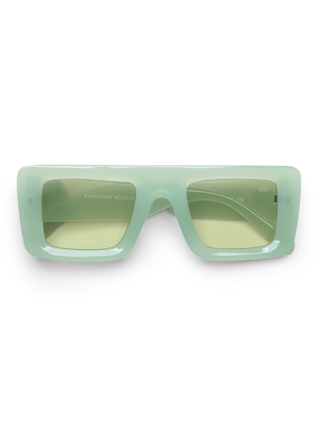 Celeste Square Green Candy UV Protected Womens Sunglasses